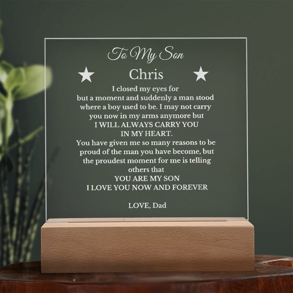 Custom Acrylic Plaque