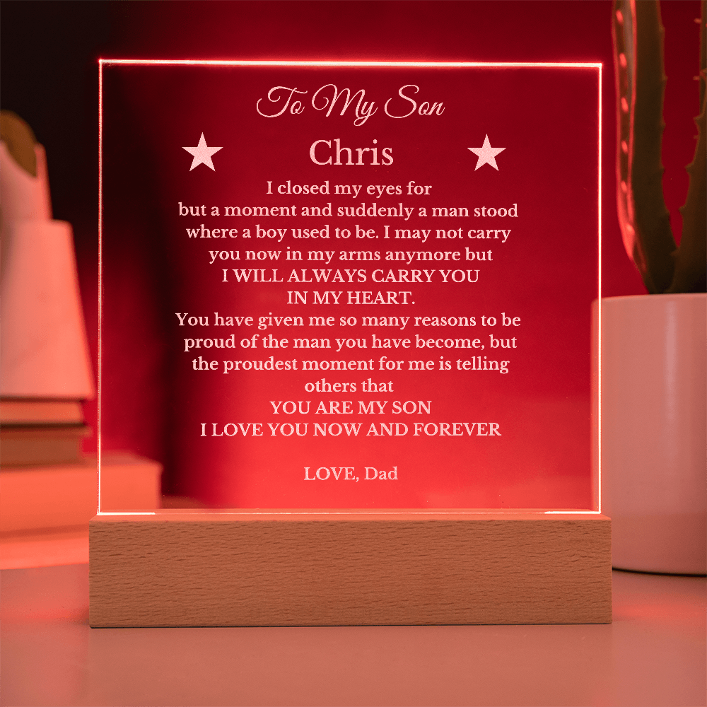 Custom Acrylic Plaque