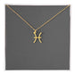 Zodiac Sign Birthday Month Necklace, Astrology Gifts Luxury