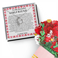 Love  Message Necklace and Sweet Paper Flower Bouquet Valentines Day Couple Gift Soulmate Girlfriend Wife