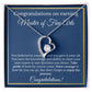 Master of Fine Arts Degree Graduation Gifts, Art Gifts, Masters of Fine Arts Gold Diamond Necklace