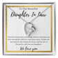 To Our Daughter-In-Law Gift On Wedding Day, Future Daughter In Law Rehearsal Dinner Gift For Bride From Mother & Father In Law