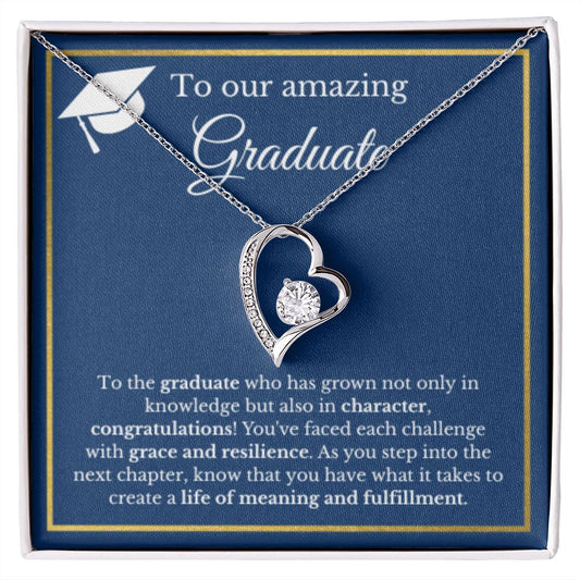 Graduation Gift Necklace, Gold Diamond, Graduation Gifts for Her, High School Graduation Gifts for Him/Her, College Graduation, Class of 2023