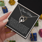 To My Mom Heart Necklace, For Mom From Daughter Son, Mother's Day Gift
