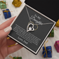 To My Daughter Heart Special Necklace From Dad