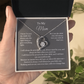To My Mom Heart Necklace Gift For Mothers Day