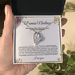 Promise Necklace, Boyfriend Girlfriend Gift, Soulmate Jewelry Heart