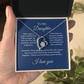 To My Daughter From Mom, Mother's Day Necklace Gift.
