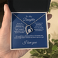 To My Daughter From Mom, Mother's Day Necklace Gift