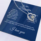 To My Daughter From Mom, Mother's Day Necklace Gift