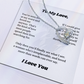 Gifts for Love, Necklace for Wife From Husband, Anniversary Jewelry, Christmas Birthday for Her, To My Soulmate Gift, Wifey, Valentines