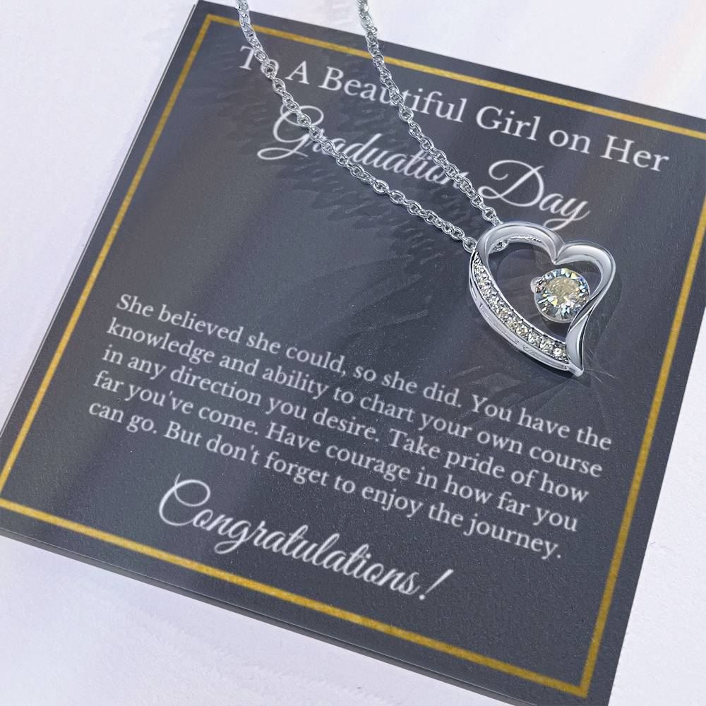 Graduation Gift Necklace, Gold Diamond, Graduation Gifts for Her, High School Graduation Gifts for Her, College Graduation, Class of 2023