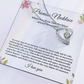 Promise Necklace, Boyfriend Girlfriend Gift, Soulmate Jewelry Heart