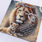 Lion Necklace, Silver or Gold Lion Necklace, Wild Animal Necklace, From Dad Necklace, Jewelry, Daughter Gift