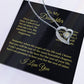 To My Daughter From Mom Dad, Love Necklace