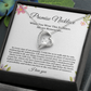 Promise Necklace, Boyfriend Girlfriend Gift, Soulmate Jewelry Heart