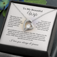 Heart Necklace, Romantic Gift for Wife, To My Wife from Husband, Cute Jewelry, Valentine's Day Gift, Anniversary Gift, Birthday Gift