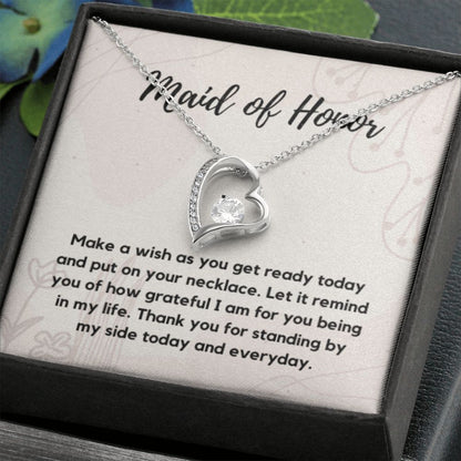 Maid of Honor Wedding Day Gift, Maid of Honor Necklace Gift, Maid of Honor Jewelry Gift, Maid of Honor Gift