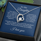 To My Daughter From Mom, Mother's Day Necklace Gift.