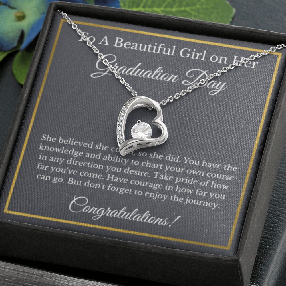 Graduation Gift Necklace, Gold Diamond, Graduation Gifts for Her, High School Graduation Gifts for Her, College Graduation, Class of 2023