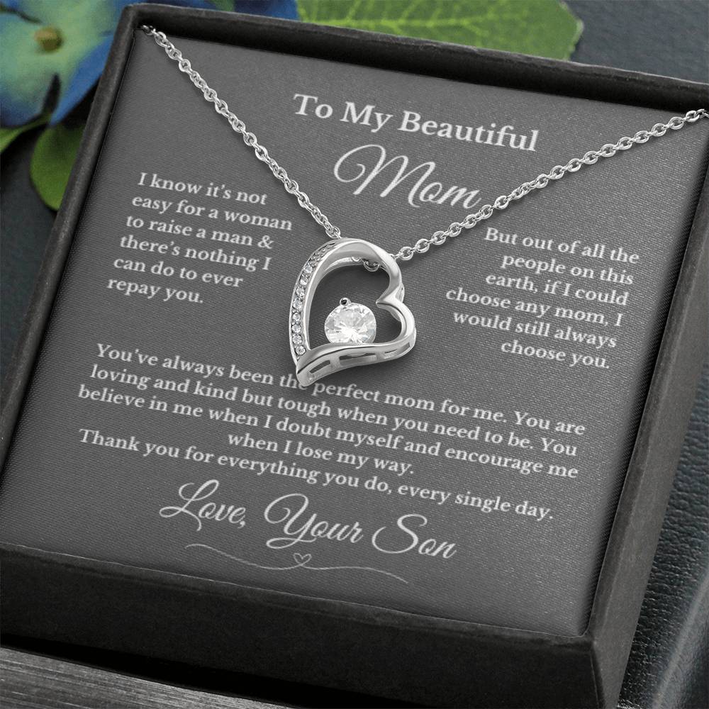 To MOM gift for mom wedding gifts necklace gift to mom BIRTHDAY MOTHERS DAY gift from son