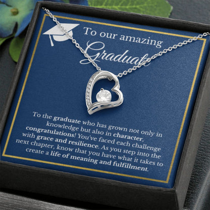 Graduation Gift Necklace, Gold Diamond, Graduation Gifts for Her, High School Graduation Gifts for Him/Her, College Graduation, Class of 2023