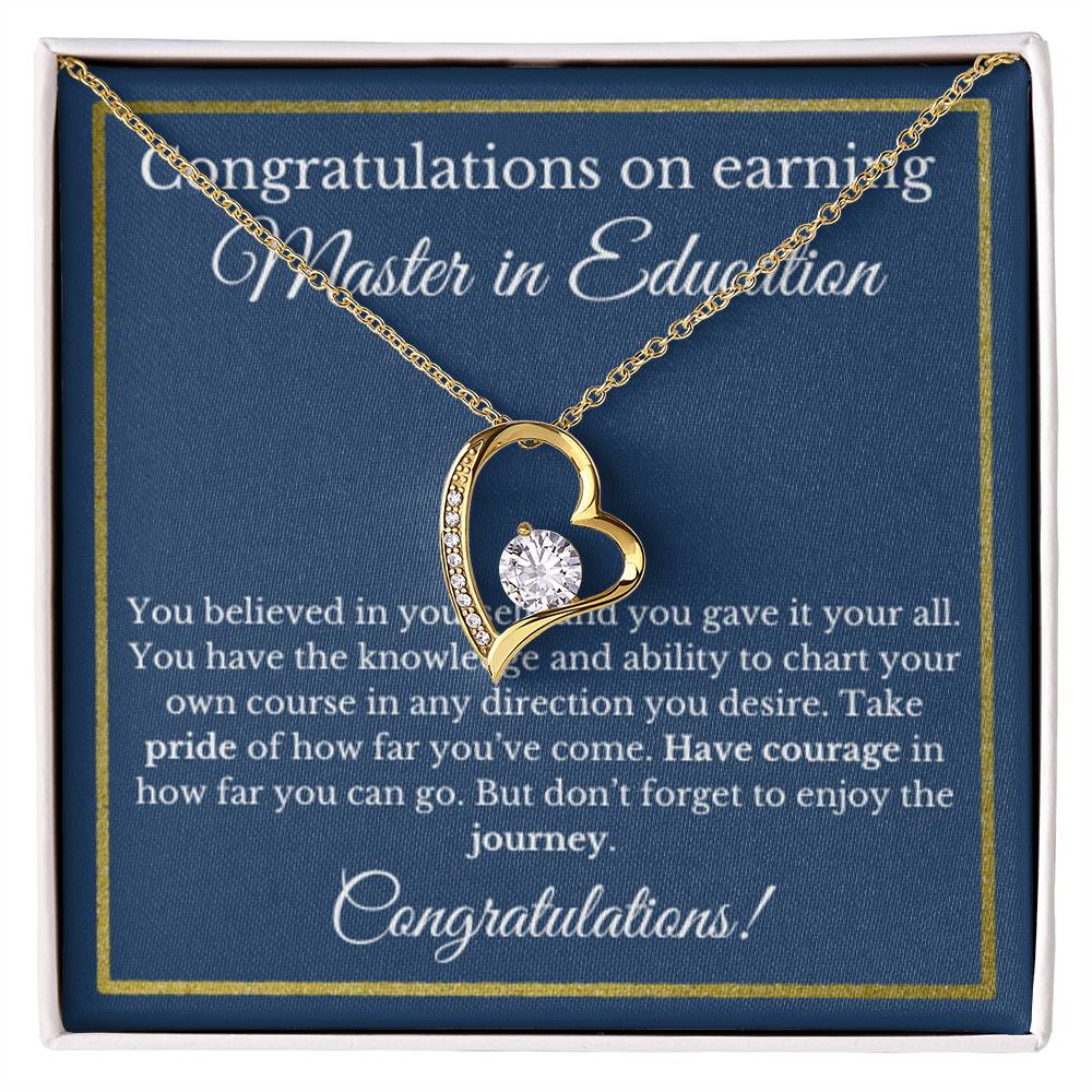 Master in Education Necklace