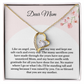 To My Mom Necklace Gifts, Gift For Mom For Mothers Day Heart Necklace For Mom