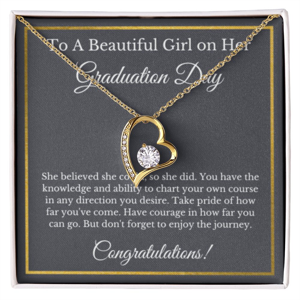 Graduation Gift Necklace, Gold Diamond, Graduation Gifts for Her, High School Graduation Gifts for Her, College Graduation, Class of 2023