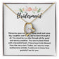 Bridesmaid Necklace Gift, Bridesmaid Thank You Gift, Bridal Party Gift Jewelry, Wedding Party