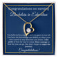BS in Education Graduation Gifts, Future Teacher Gifts, Bachelors of Education Gold Diamond Necklace