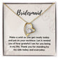 Bridesmaid Necklace Gift, Bridesmaid Thank You Gift, Bridal Party Gift Jewelry, Wedding Party
