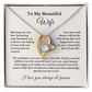 Heart Necklace, Romantic Gift for Wife, To My Wife from Husband, Cute Jewelry, Valentine's Day Gift, Anniversary Gift, Birthday Gift