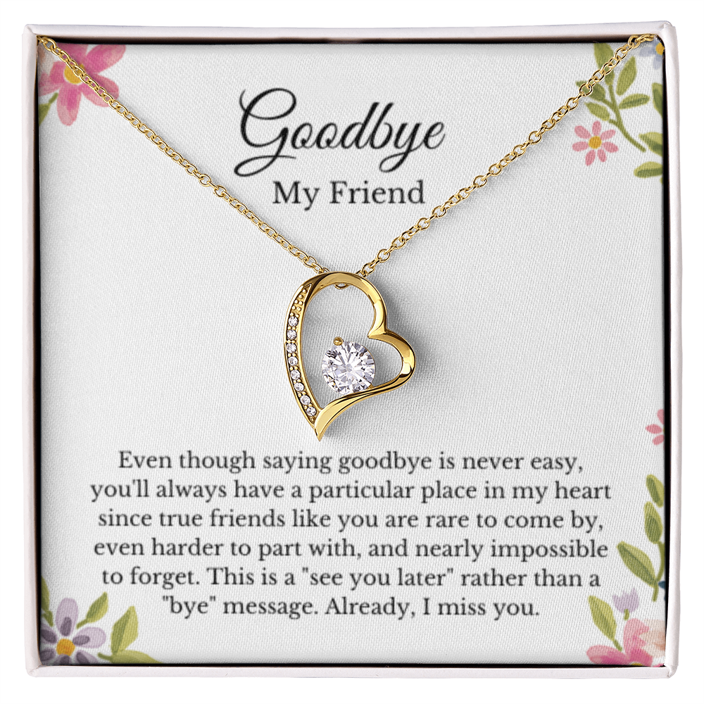 Best Friend Going Away Gift for Moving Away, Farewell Goodbye, Summer Jewelry