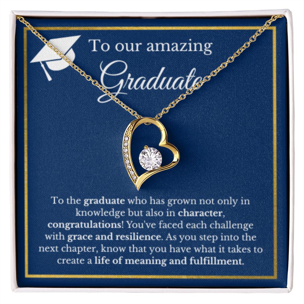 Graduation Gift Necklace, Gold Diamond, Graduation Gifts for Her, High School Graduation Gifts for Him/Her, College Graduation, Class of 2023