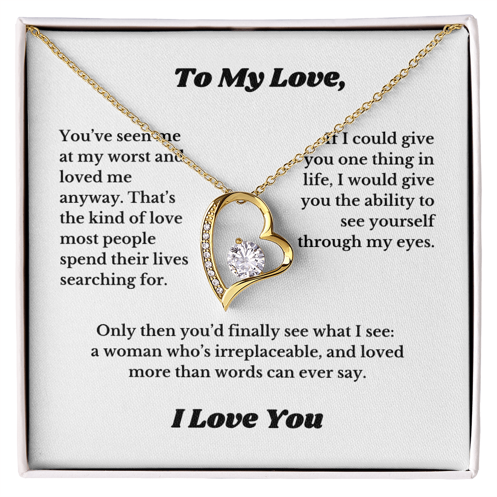 Gifts for Love, Necklace for Wife From Husband, Anniversary Jewelry, Christmas Birthday for Her, To My Soulmate Gift, Wifey, Valentines