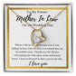 Mother In Law Necklace, Mother In Law Gifts, Gifts For Mother In Law, Mother In Law Christmas Gifts, Wedding Gift