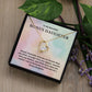 Bonus Daughter Gift for Step Daughter Wedding Gift Necklace