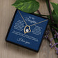 To My Daughter From Mom, Mother's Day Necklace Gift