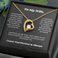To My Wife Heart Necklace
