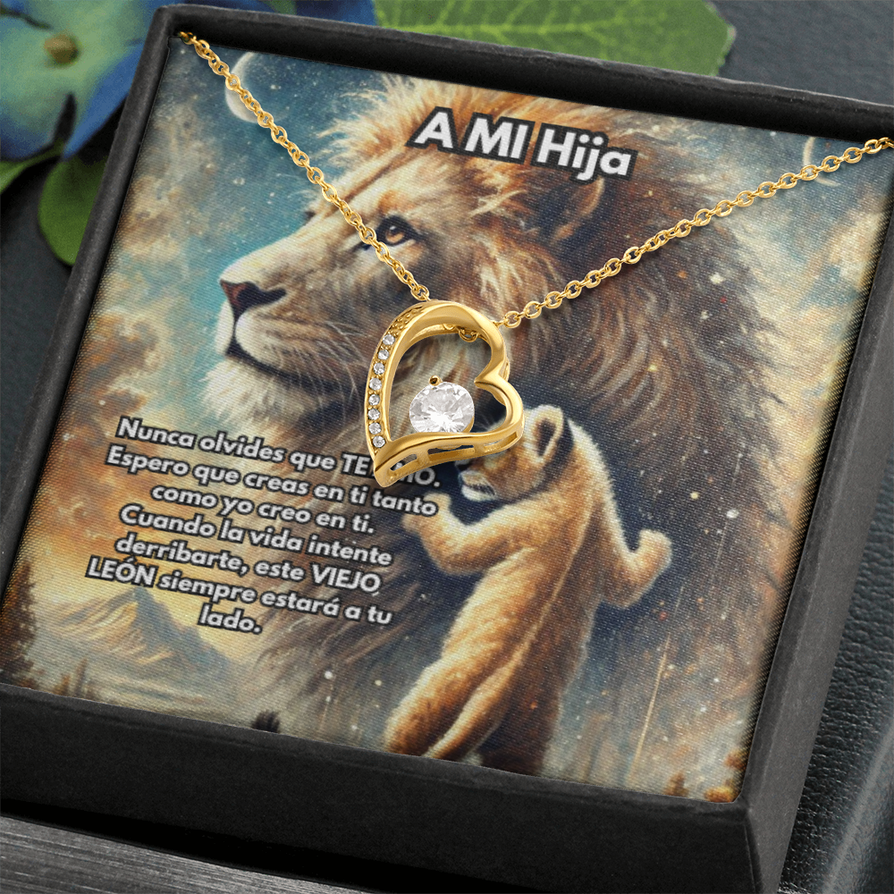 Collar de León, Collar de León de Plata o Oro, Collar de Animal Salvaje, Collar de Papá, Joyería, Regalo para Hija