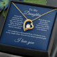 To My Daughter From Mom, Mother's Day Necklace Gift