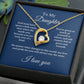 To My Daughter From Mom, Mother's Day Necklace Gift.