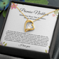 Promise Necklace, Boyfriend Girlfriend Gift, Soulmate Jewelry Heart