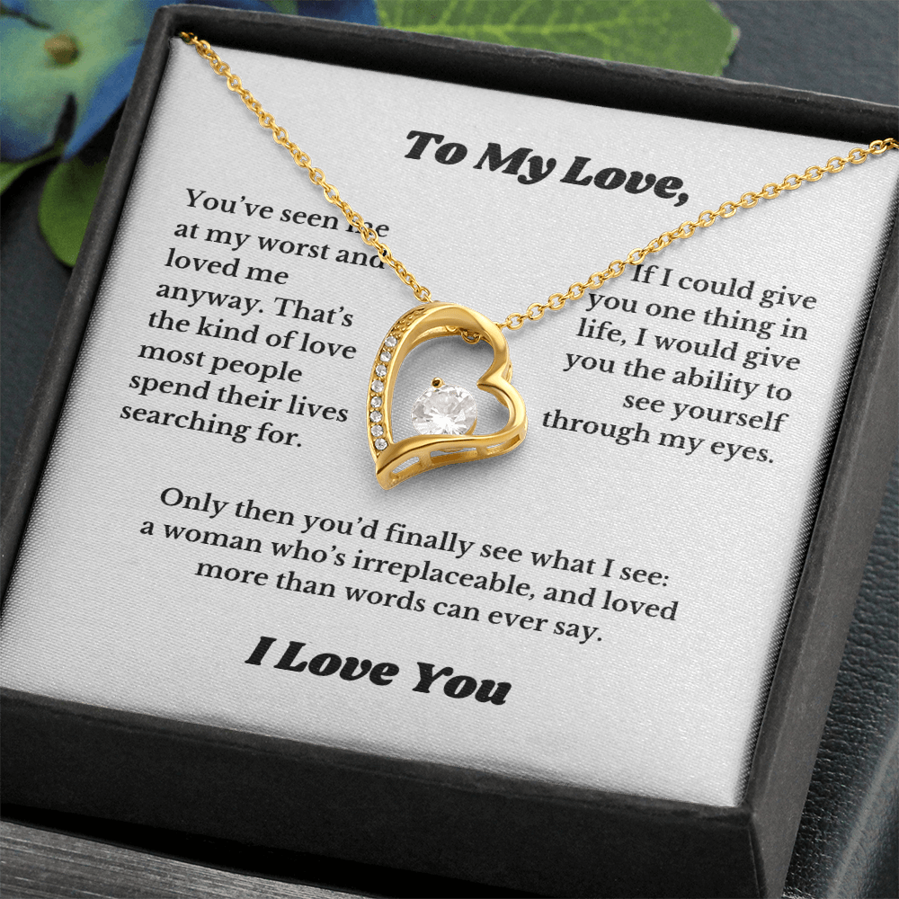 Gifts for Love, Necklace for Wife From Husband, Anniversary Jewelry, Christmas Birthday for Her, To My Soulmate Gift, Wifey, Valentines