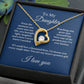 To My Daughter From Mom, Mother's Day Necklace Gift