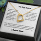 Gifts for Love, Necklace for Wife From Husband, Anniversary Jewelry, Christmas Birthday for Her, To My Soulmate Gift, Wifey, Valentines