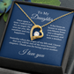 To My Daughter From Mom, Mother's Day Necklace Gift.