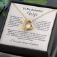Heart Necklace, Romantic Gift for Wife, To My Wife from Husband, Cute Jewelry, Valentine's Day Gift, Anniversary Gift, Birthday Gift