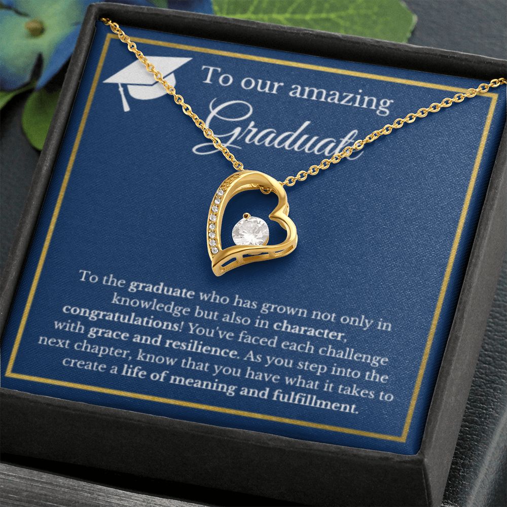 Graduation Gift Necklace, Gold Diamond, Graduation Gifts for Her, High School Graduation Gifts for Him/Her, College Graduation, Class of 2023